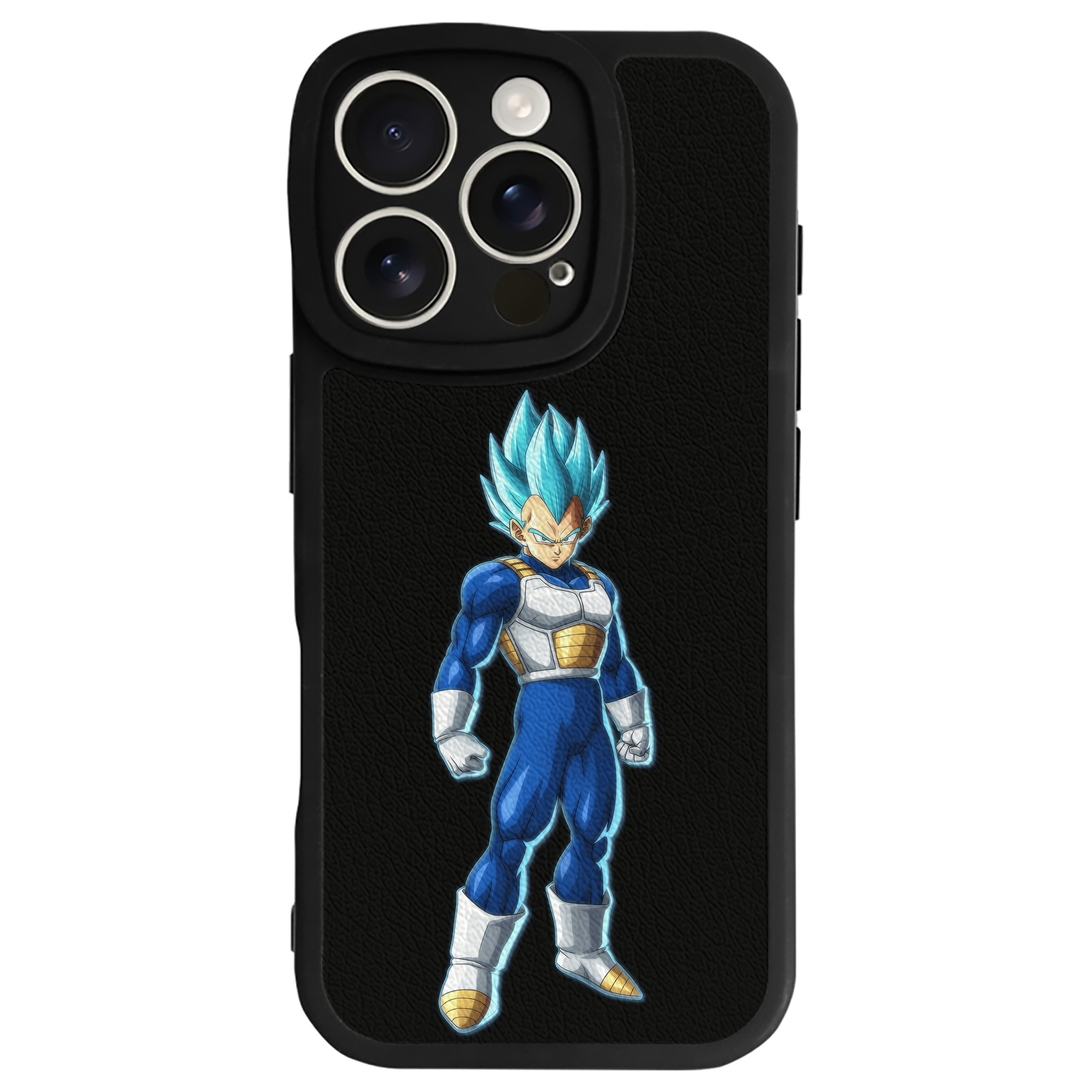 （画像用） ドラゴンボール ベジータ四世（Bejīta Yonsei）DRAGON BALL Vegeta IV 【iPhone 16シリーズ対応】シリコンスマホケース（レザー調） 材質：シリコン